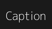Caption example